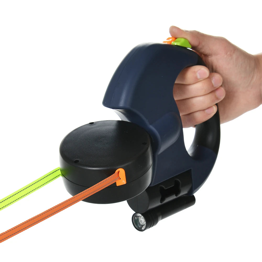Unleash Adventures with the 3M Retractable Reflective Dog Leash - Perfect for Small Dogs!