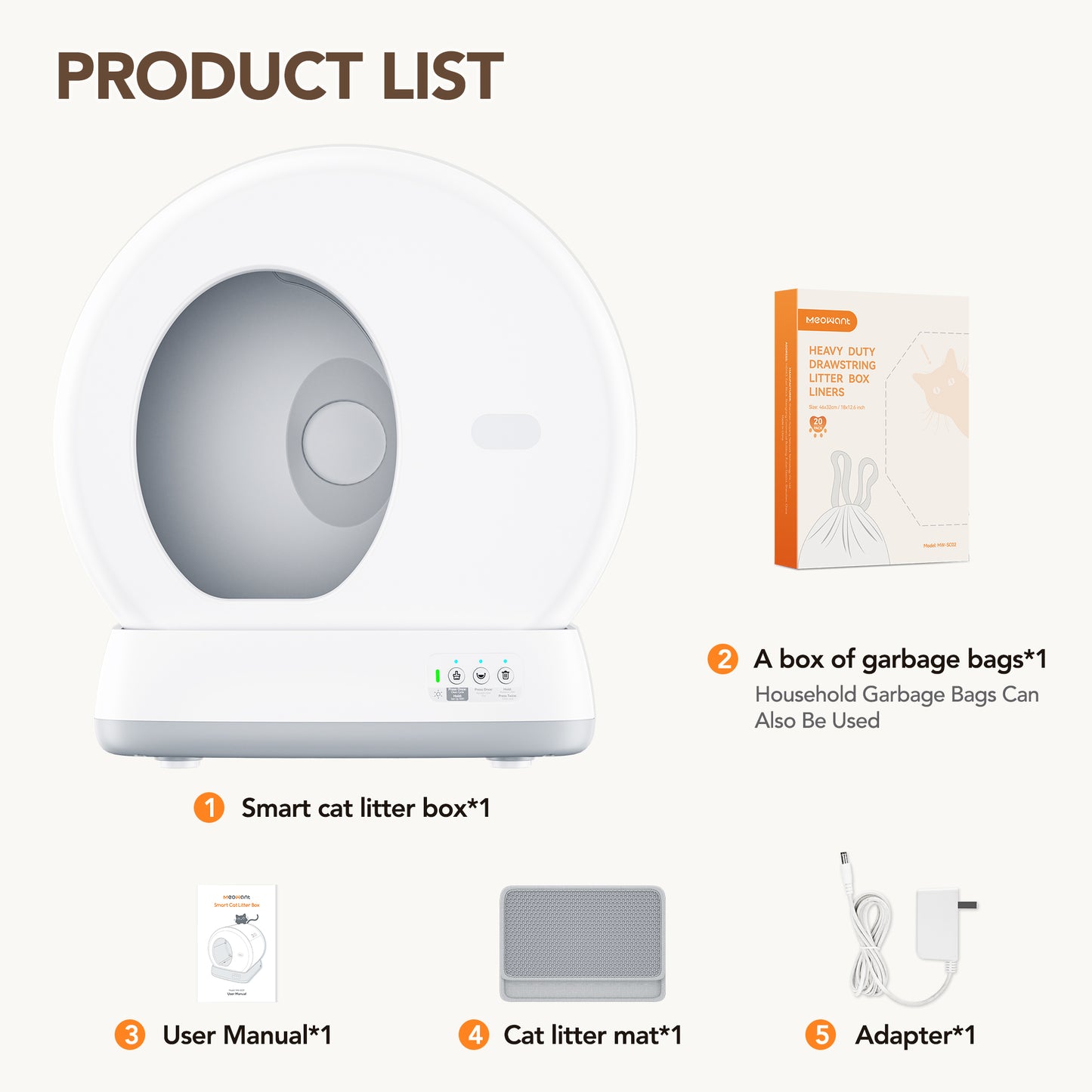 Revolutionary Self-Cleaning Cat Litter Box with APP Control, Advanced Safety Sensors, Odor Isolation & Real-Time Health Monitoring