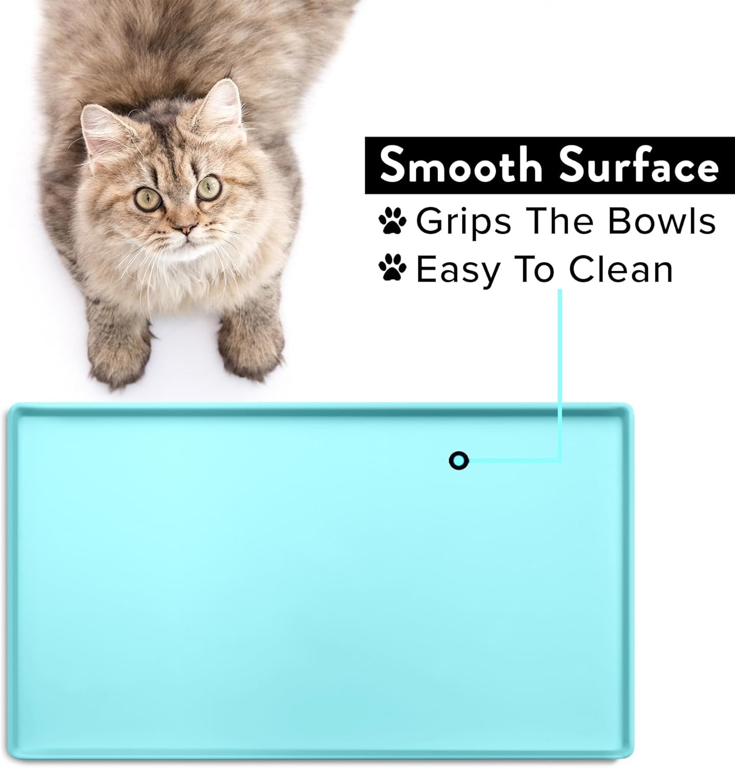 Say Goodbye to Mealtime Mess with Our Colorful, Non-Slip Cat Food Mat β Waterproof & Easy to Clean! ππΎ