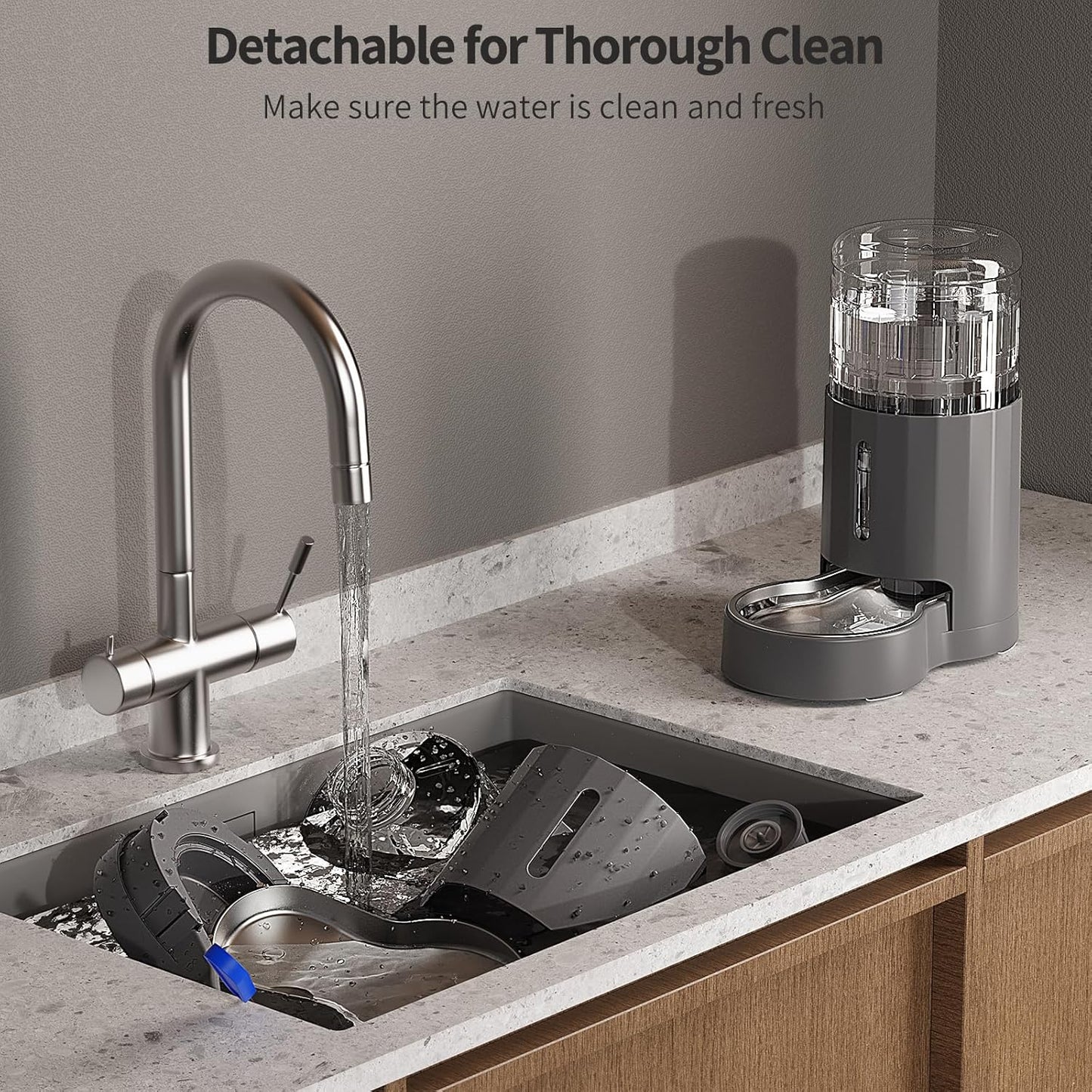 Revolutionary Automatic Cat Water Dispenser with Stainless Steel Bowl – Keep Your Pets Hydrated with Large 4L Capacity!