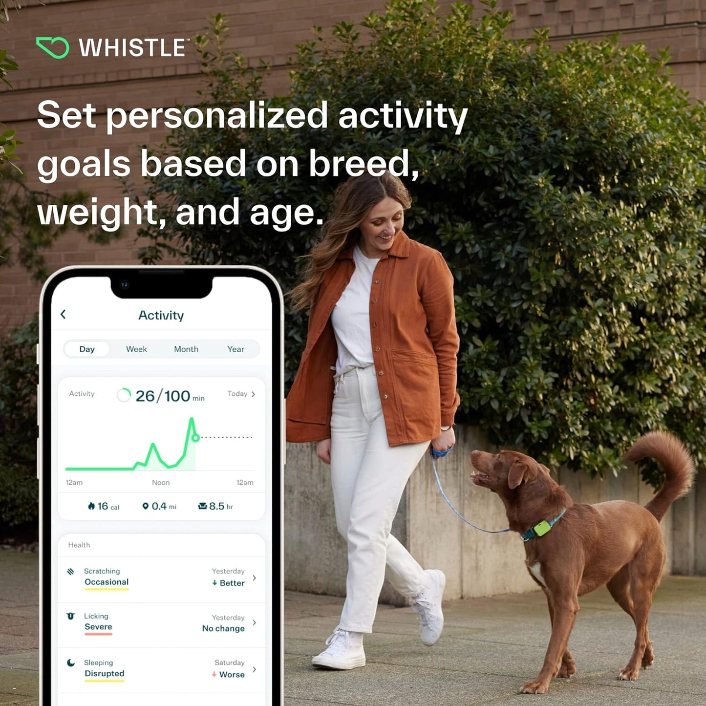 Unleash Adventure with the GO Explore Health + GPS Tracker for Pets – Green Edition (100-04202-00)