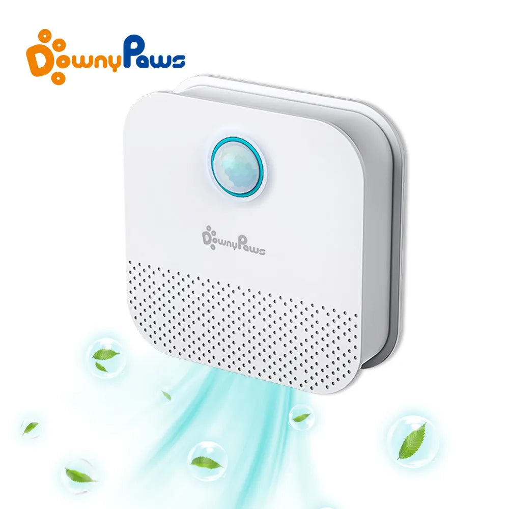 Eliminate Litter Box Odors Instantly! Discover the DownyPaws 4000mAh Cat Odor Purifier for a Fresher and Cleaner Home!