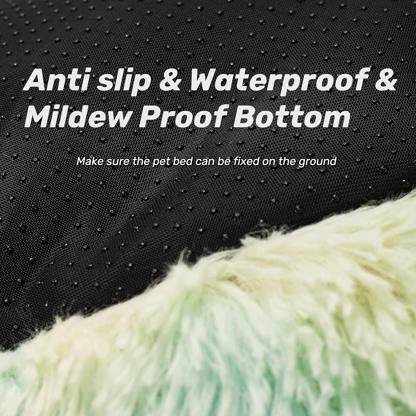 Wrap Your Pet in Luxury! 🐾✨ Enjoy the Snuggly Comfort of Our Anti-Anxiety Plush Faux Fur Pet Bed - Perfect for Dogs & Cats! Available in 20", 24", & 27" (27" in Elegant White) 🌟
