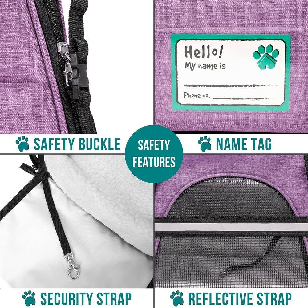 Travel in Comfort and Style: Airline Approved Pet Carrier for Cats & Small Dogs - Perfect for Your Adventures! 🐾✈️