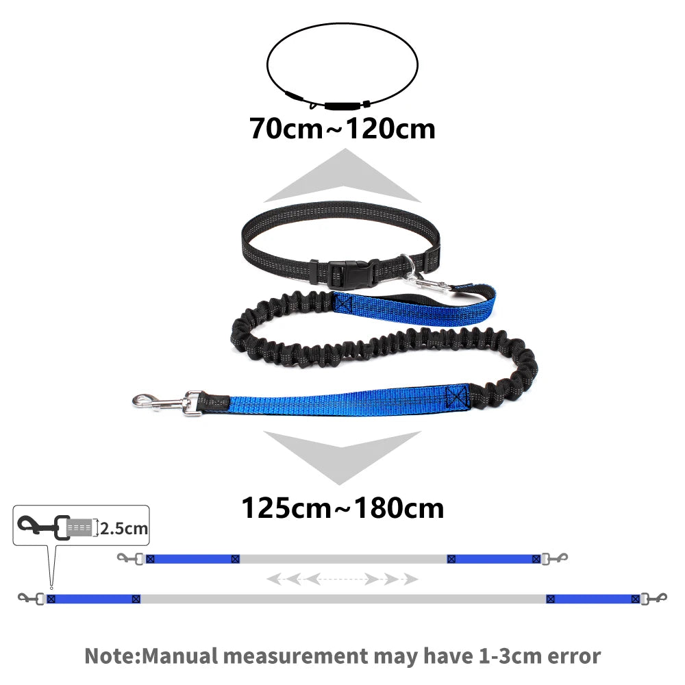 Experience Freedom with Our Adjustable Hands-Free Dog Leash - Ideal for Running, Jogging, and Walking Your Beloved Dog!