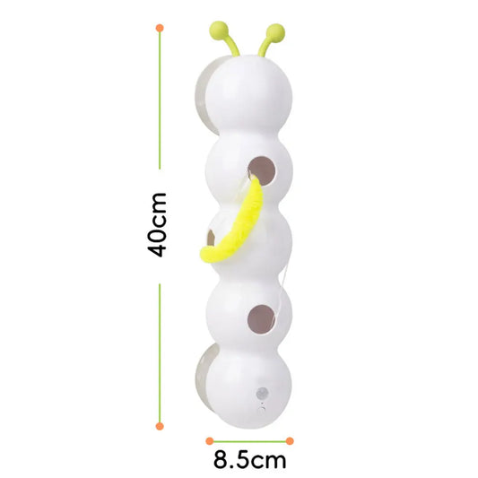Exciting Caterpillar Teasing Cat Toy - Motion Activated and Rechargeable for Playful Indoor Cats