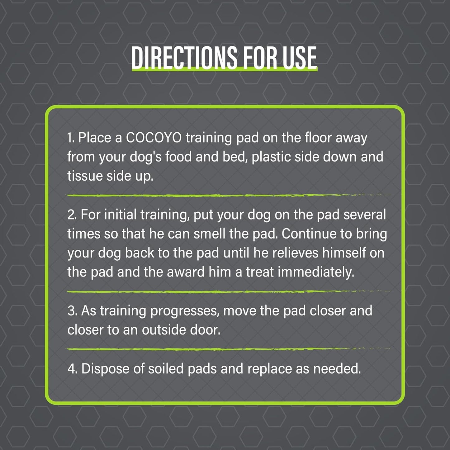 Dog Training Pads 丨 Carbon Absorb Eliminating Urine Odor Doggie Training Pads 丨 Premium Charcoal Dog Pee Pads (100 Count, 22X22 Inch),Gray