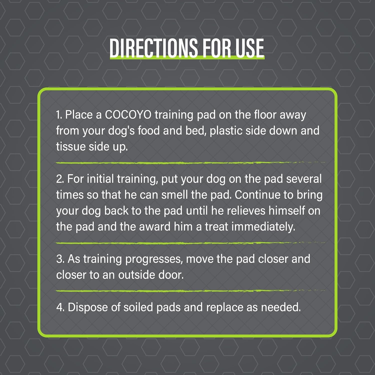 Dog Training Pads 丨 Carbon Absorb Eliminating Urine Odor Doggie Training Pads 丨 Premium Charcoal Dog Pee Pads (100 Count, 22X22 Inch),Gray