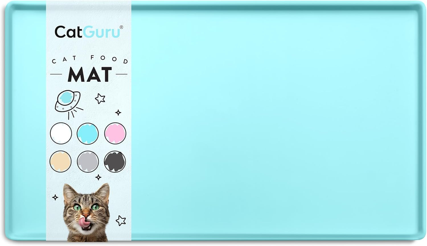 Say Goodbye to Mealtime Mess with Our Colorful, Non-Slip Cat Food Mat – Waterproof & Easy to Clean! 🌈🐾